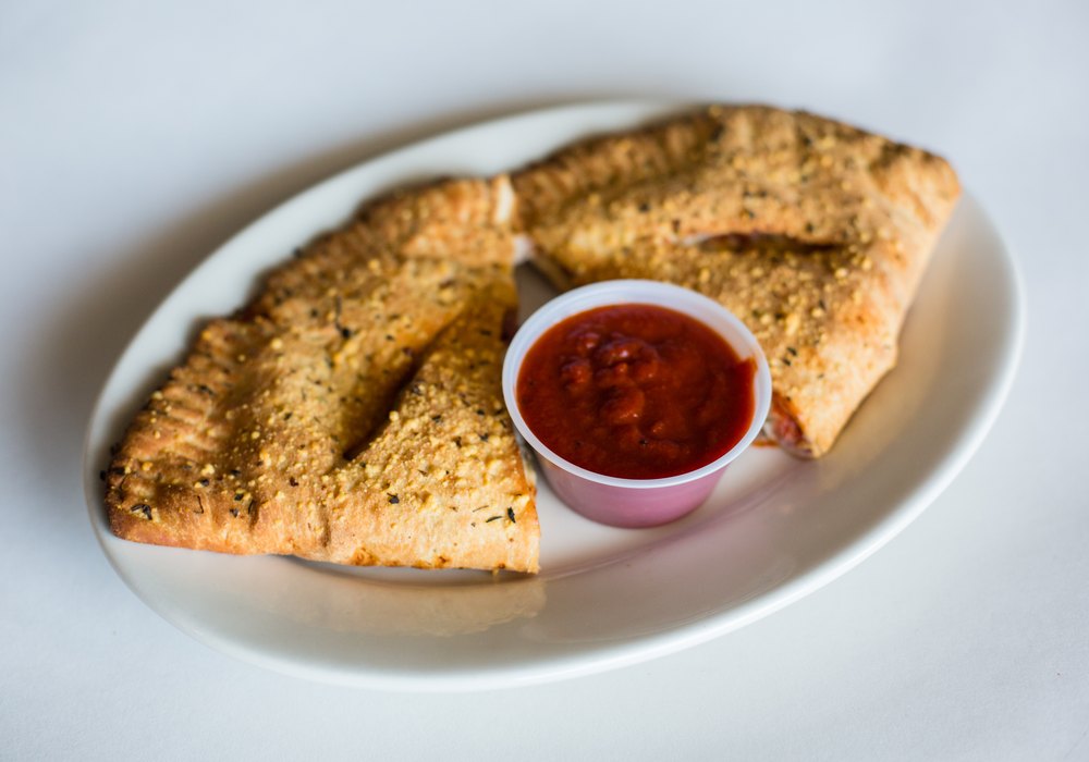 Calzone at Angelo's Express, Taylorville