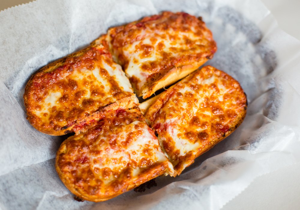 Pizza Bread at Angelo's Express, Taylorville