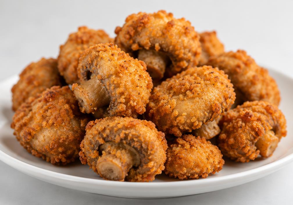 Breaded Mushrooms at Angelo's Express, Taylorville